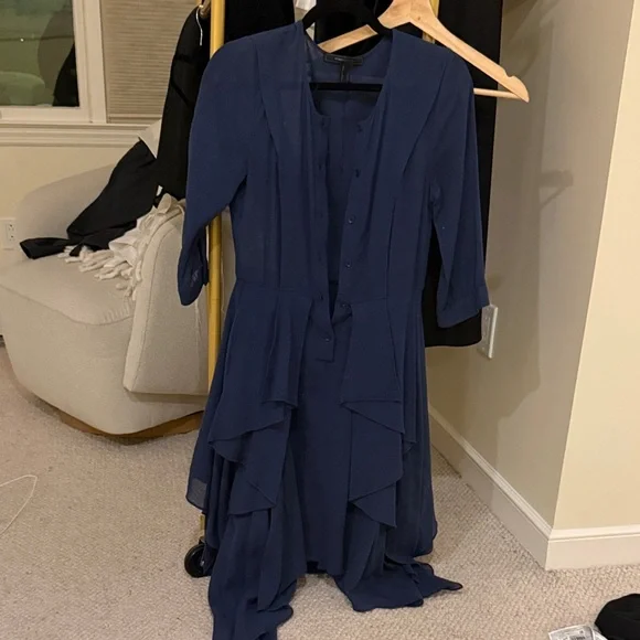 Bcbg joyvita asymmetrical ruffle dress - Picture 4 of 4